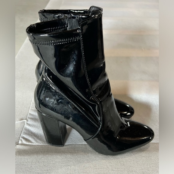 Patent leather Aldo Ankle boots size 38 - Picture 3 of 4